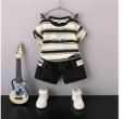 Green strips and Shorts